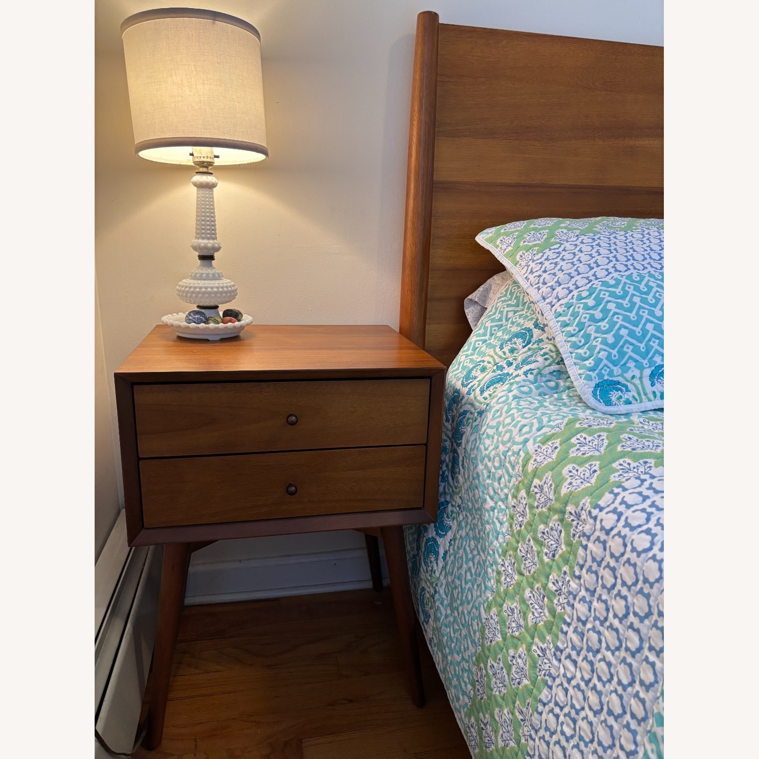 West Elm Mid-Century Nightstand, Acorn - image-2