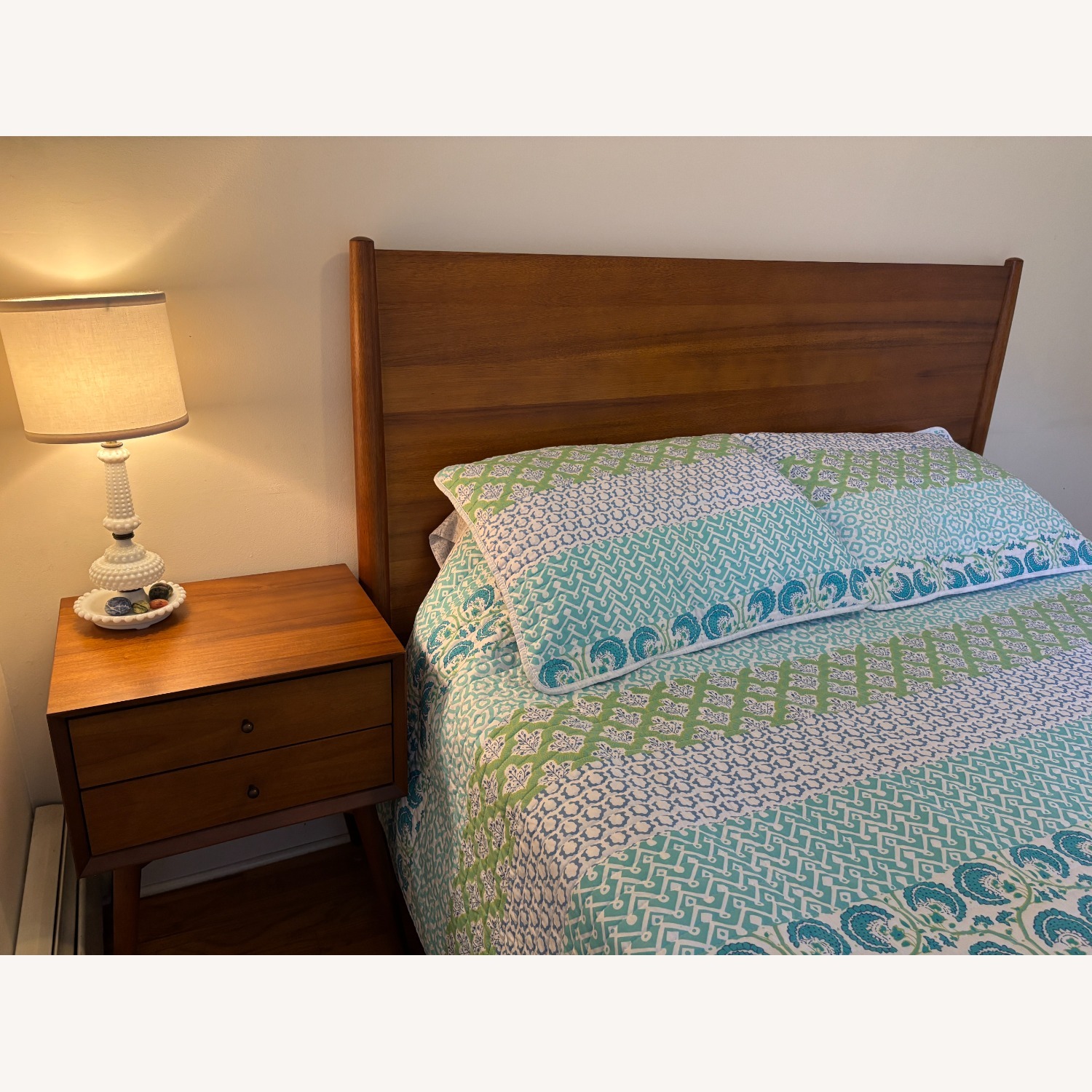 West Elm Mid-Century Nightstand, Acorn - image-3