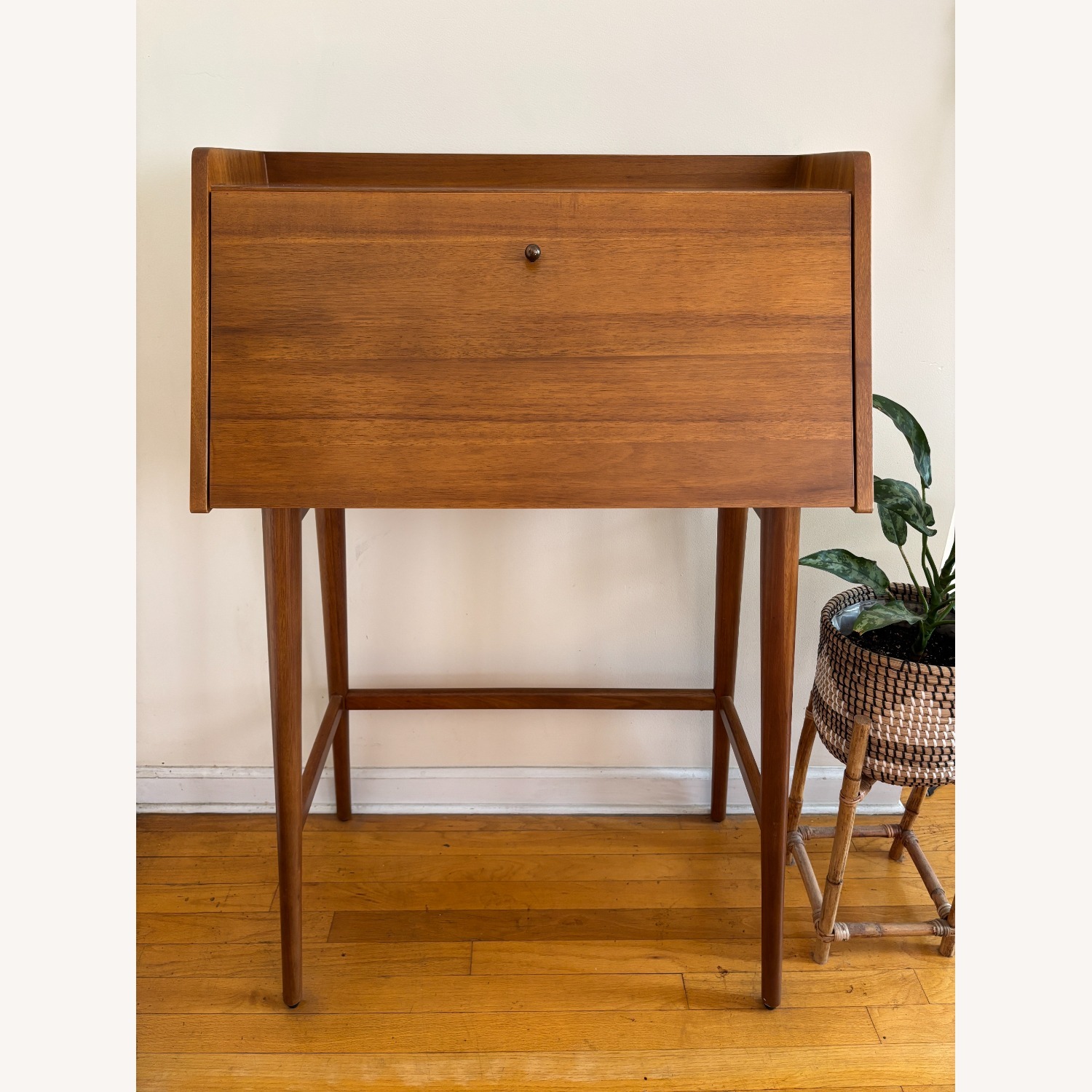 West Elm Mid-Century Mini Secretary Desk, Acorn - image-1