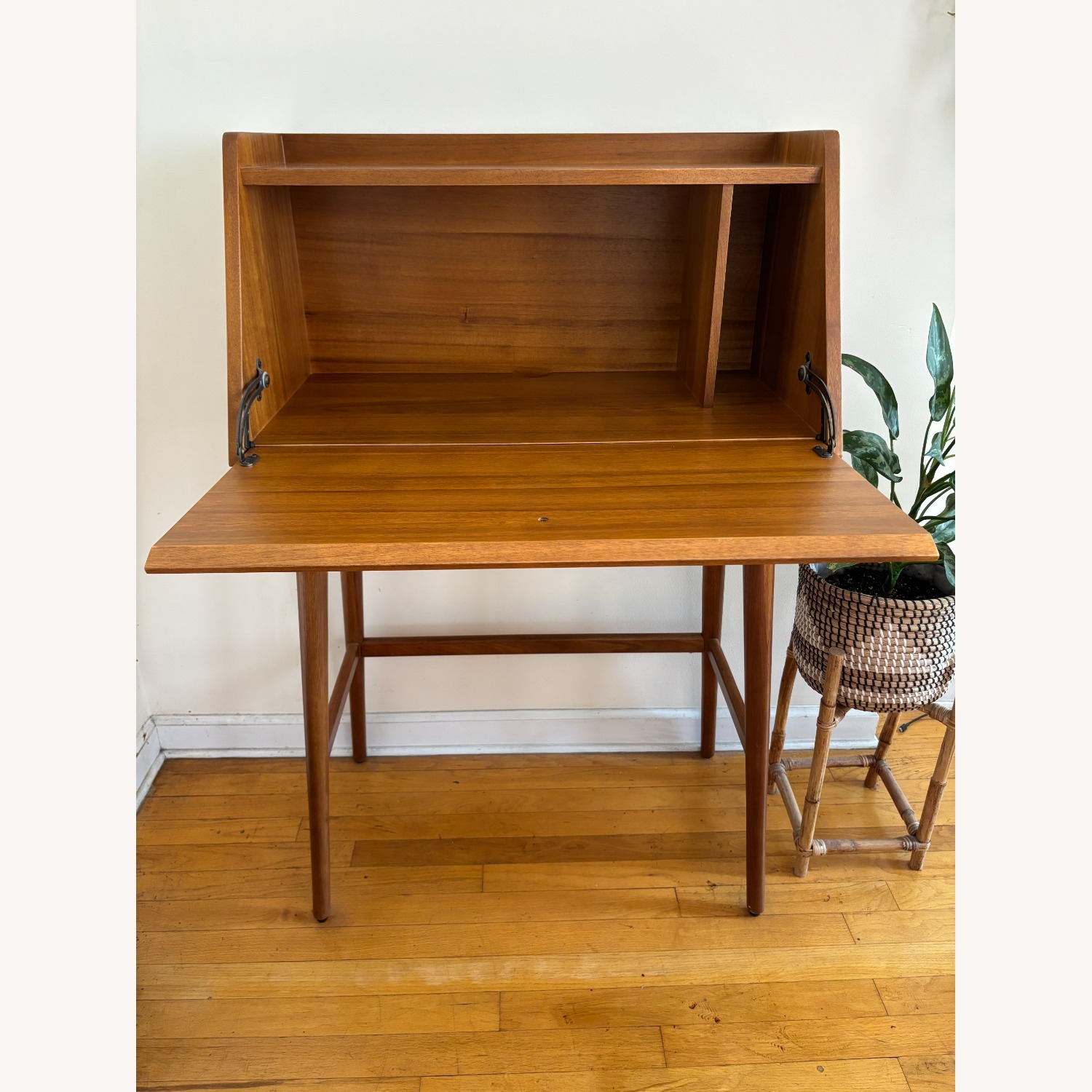 West Elm Mid-Century Mini Secretary Desk, Acorn - image-2