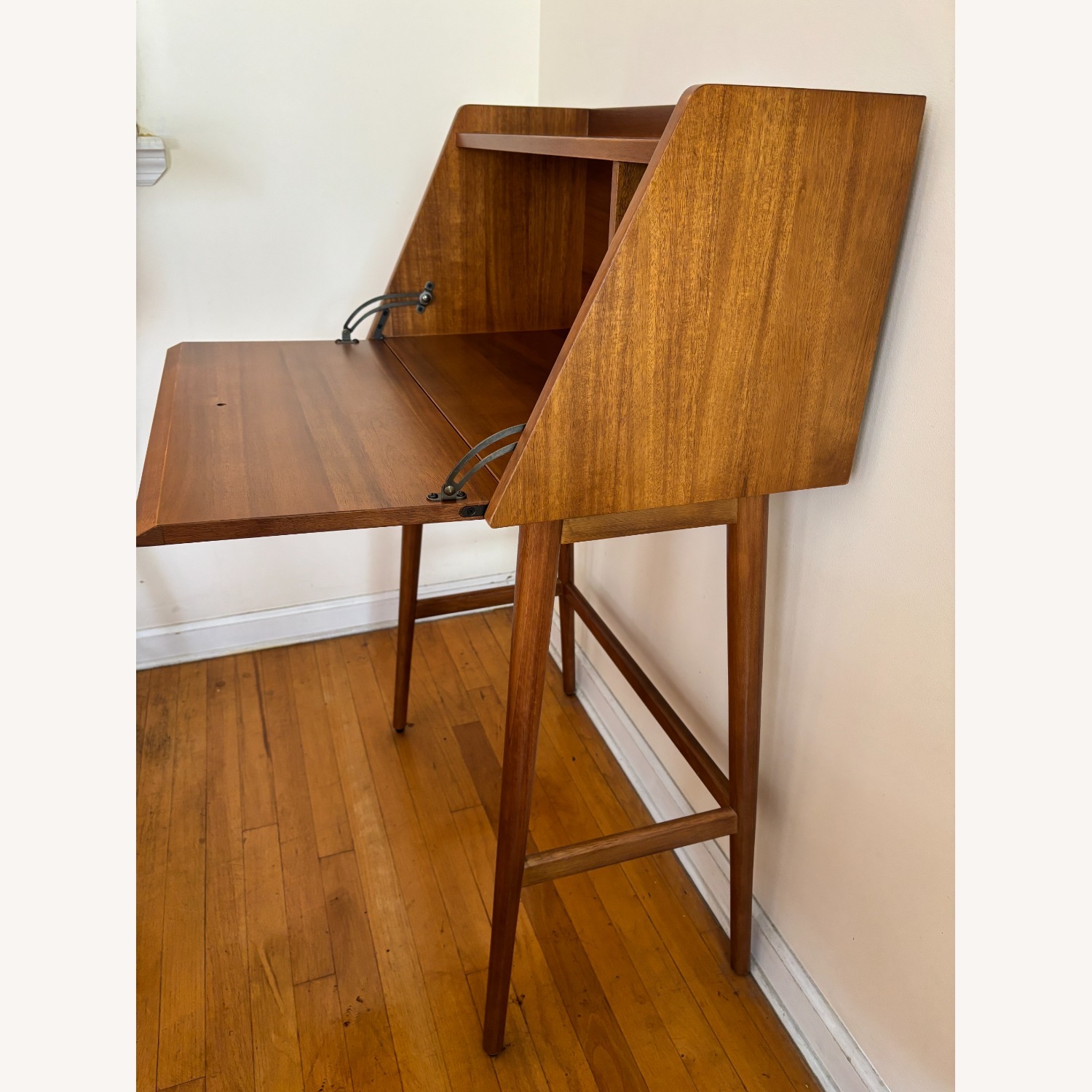 West Elm Mid-Century Mini Secretary Desk, Acorn - image-3