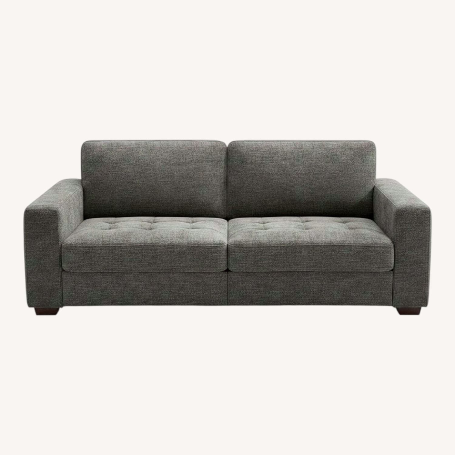 Hanherry Dark Gray Chenille Fabric 89'' Sofa - image-0
