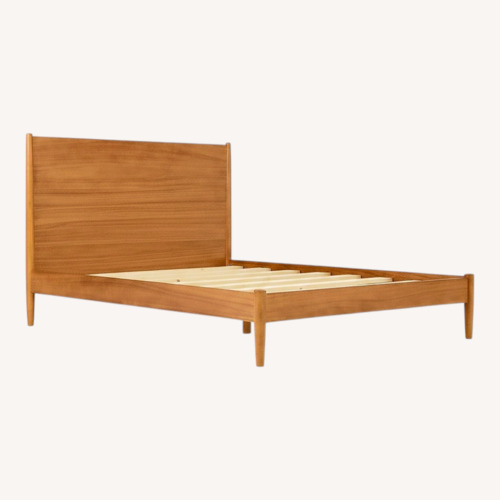 Used West Elm Mid-Century Queen Bed, Acorn for sale on AptDeco