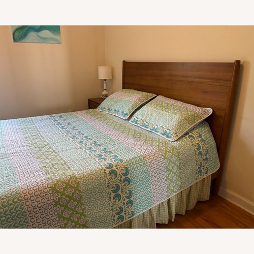Used West Elm Mid-Century Queen Bed, Acorn for sale on AptDeco