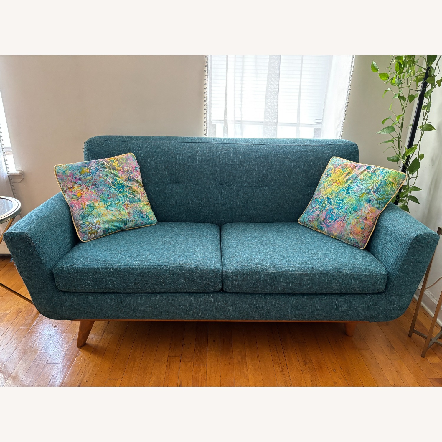 Apt2b Carson Loveseat, Teal Blue - image-2
