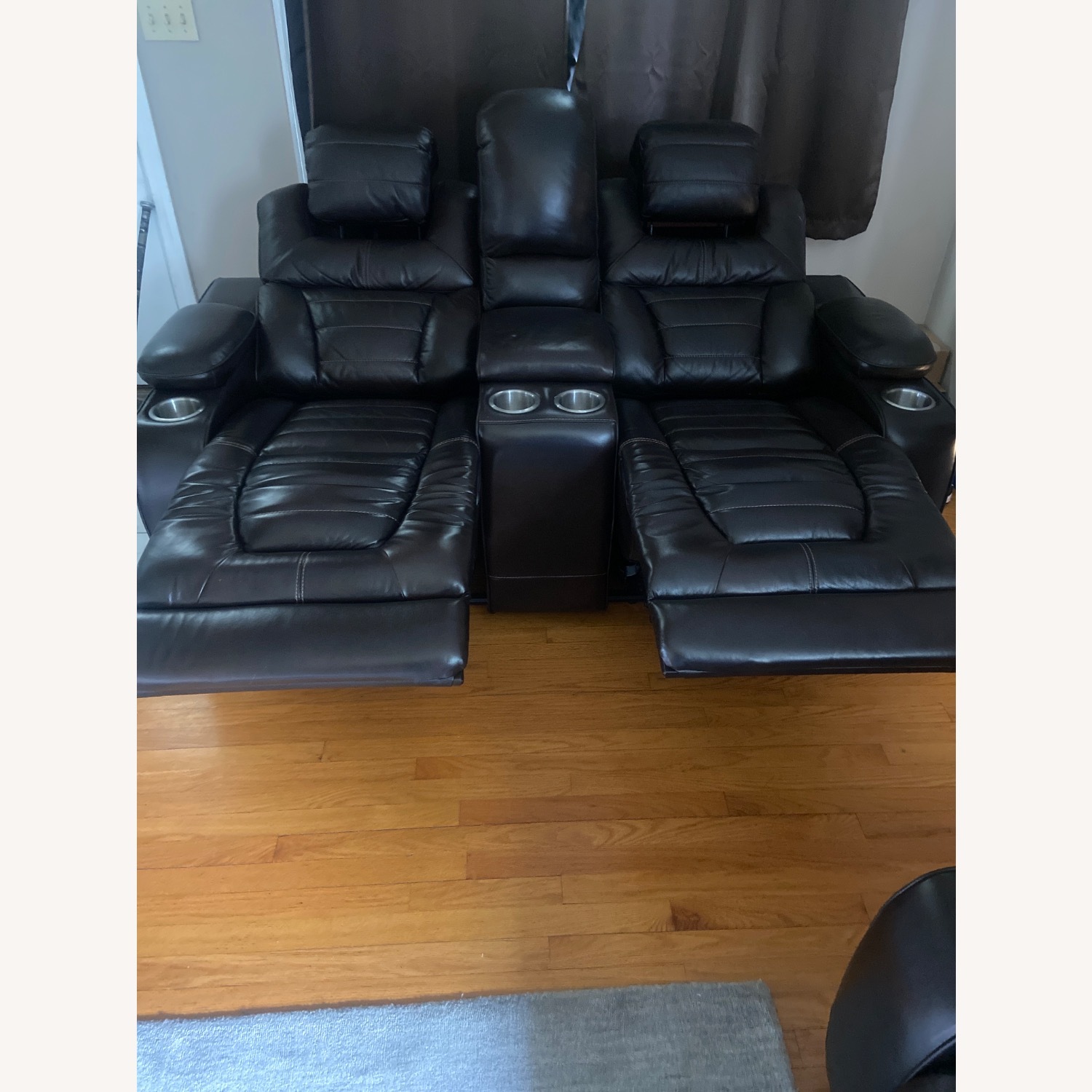 Raymour & Flanigan Othello Dark Brown 2 Seater Sofa - image-6