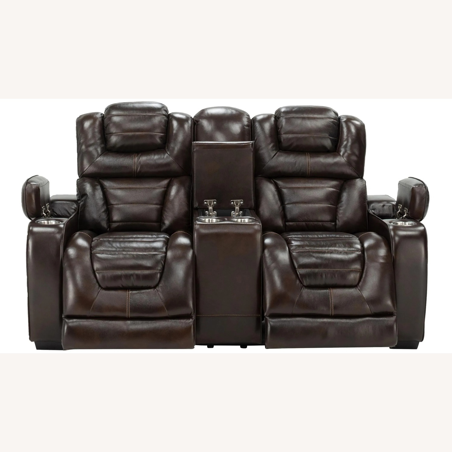 Raymour & Flanigan Othello Dark Brown 2 Seater Sofa - image-7