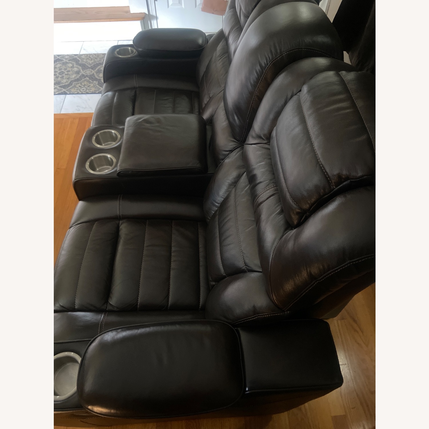 Raymour & Flanigan Othello Dark Brown 2 Seater Sofa - image-3