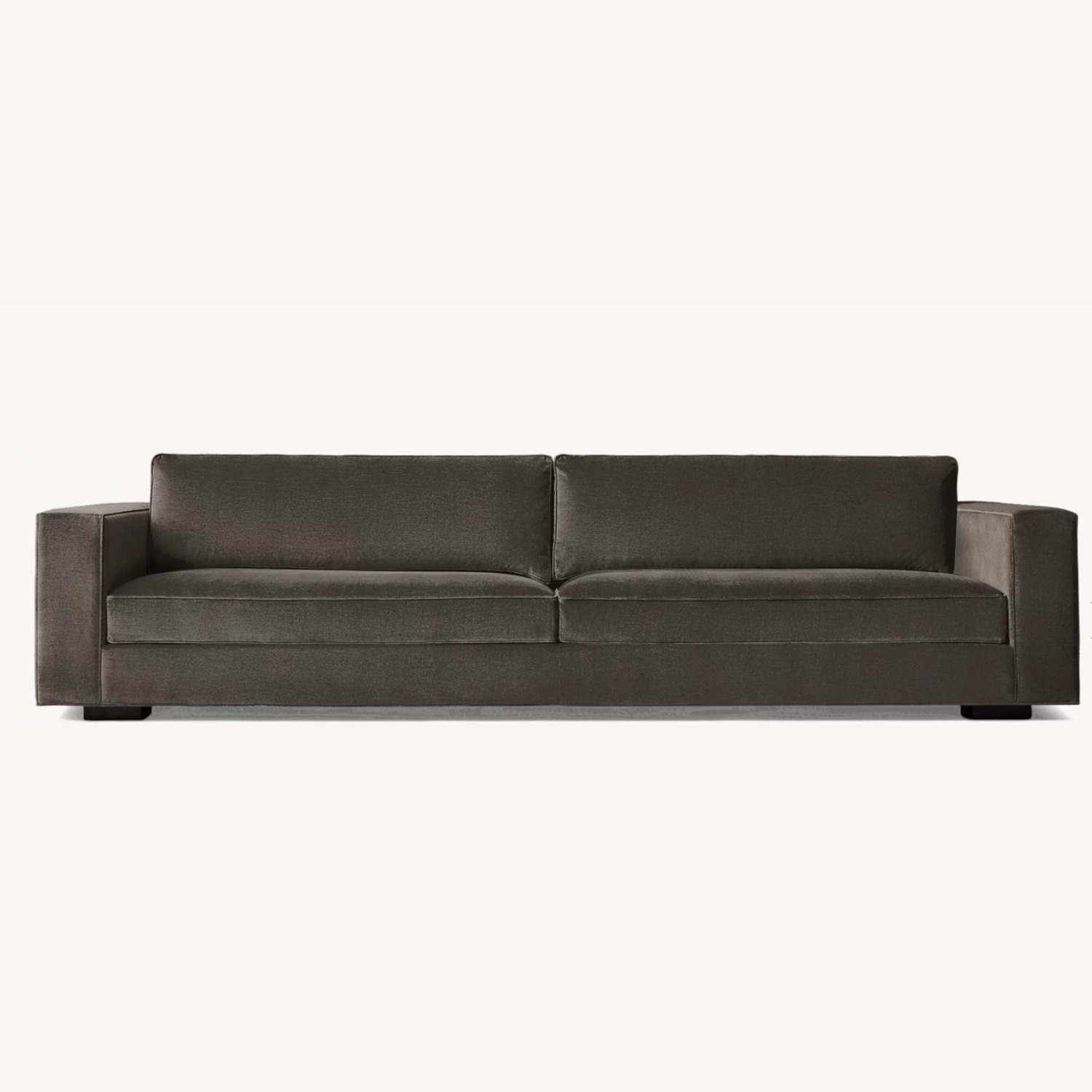 Restoration Hardware Maddox Dark Gray 2 Seater Sofa - image-0