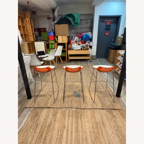 Used Calligaris Modern EDGY Set of 3 Bar Stools for sale on AptDeco
