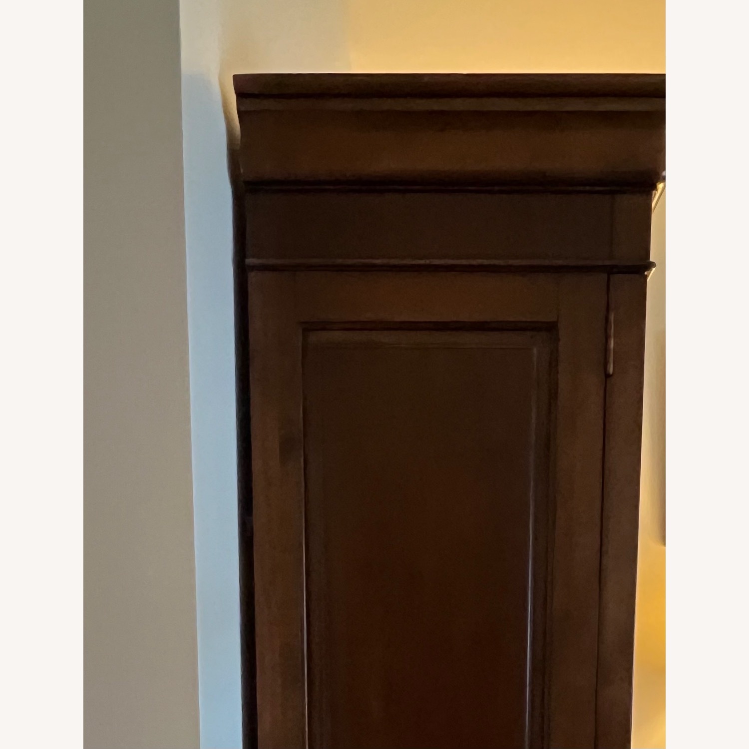 Ethan Allen Dark Brown Wood Armoire - image-3