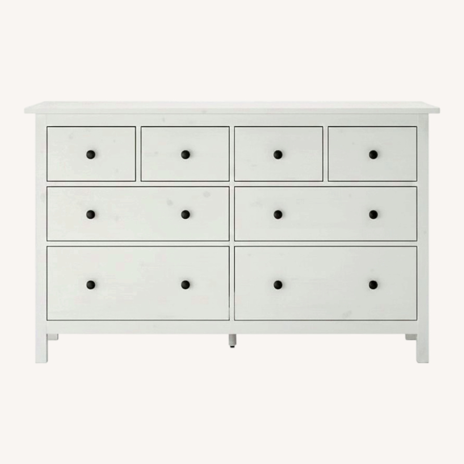 IKEA Hemnes 8-Drawer White Wood Dresser - image-0