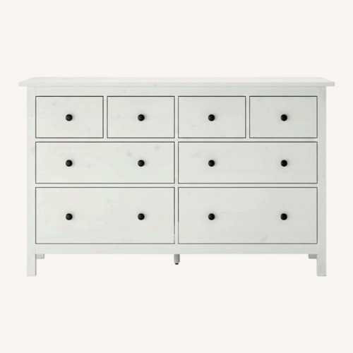 Used IKEA Hemnes 8-Drawer White Wood Dresser for sale on AptDeco