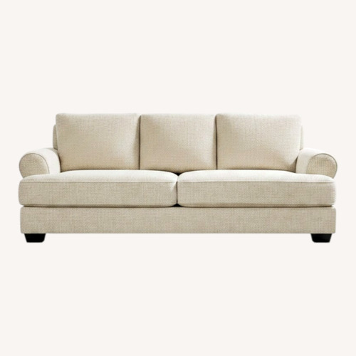 Used Ashley Furniture Monaghan Natural Fabric 3+ Seater Sofa for sale on AptDeco