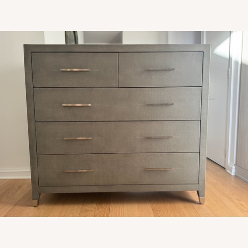 Used Restoration Hardware Light Gray Wood Dresser for sale on AptDeco