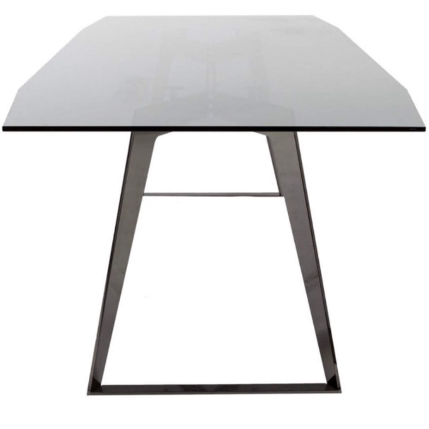Roche Bobois Echoes Black Glass Dining Table - image-3
