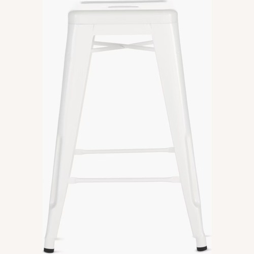 Used Design Within Reach White Metal Stools for sale on AptDeco