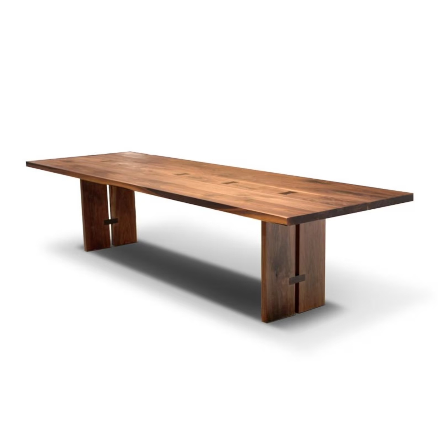 Light Brown Wood Dining Table - image-7