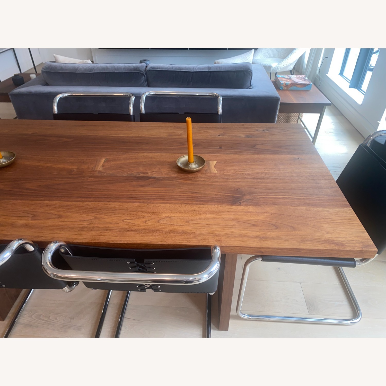 Light Brown Wood Dining Table - image-6