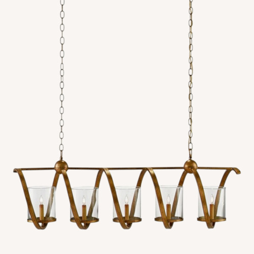 Used Maximus Medium Bronze Chandelier for sale on AptDeco
