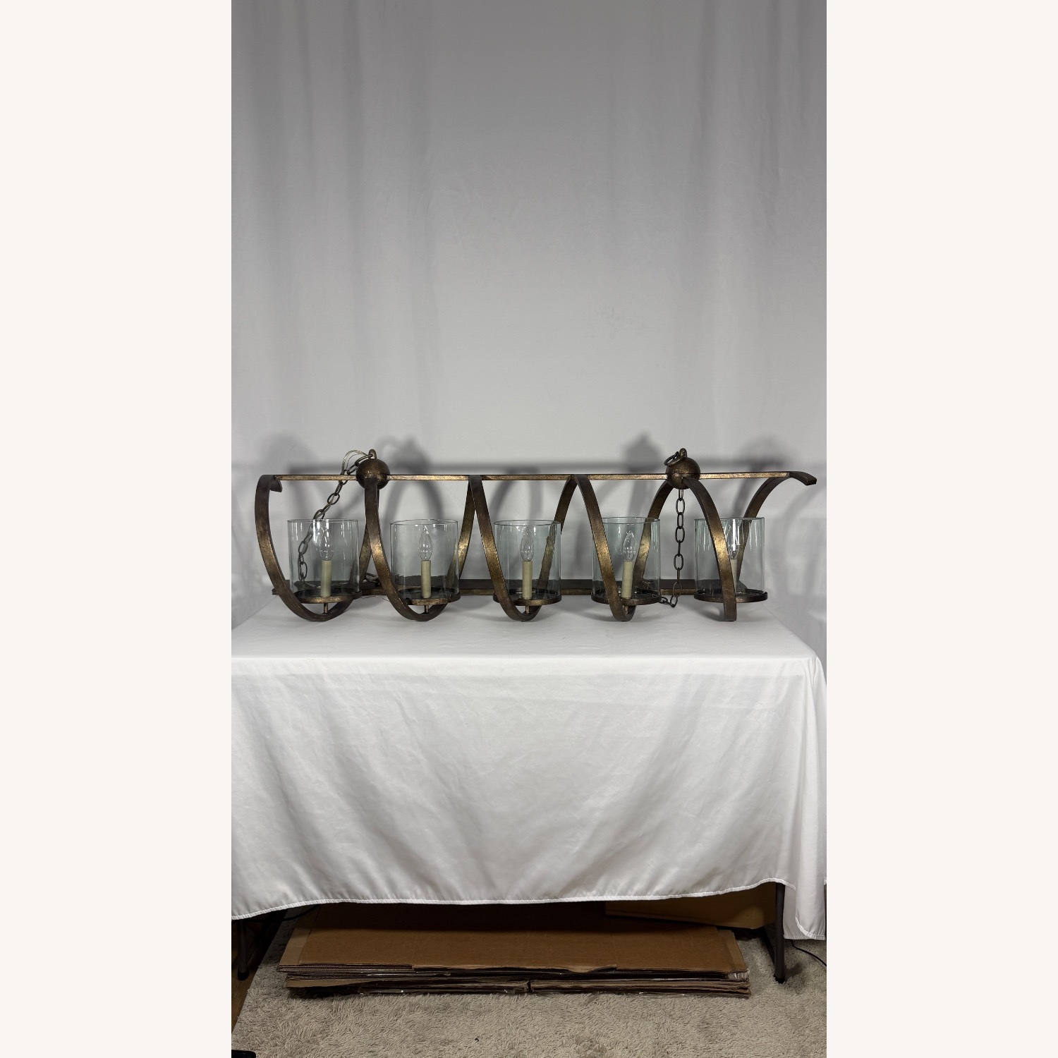 Maximus Medium Bronze Chandelier - image-3