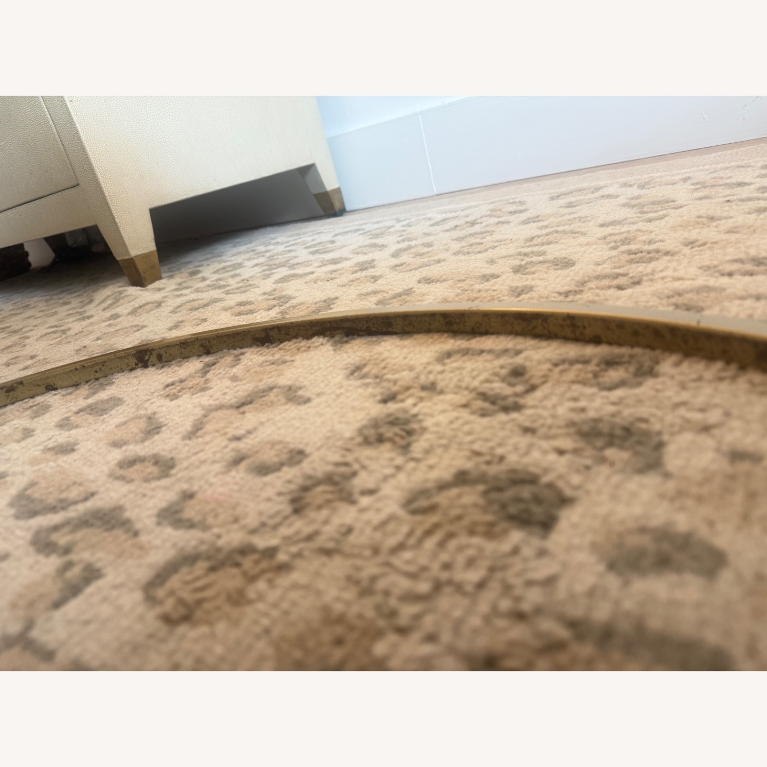 White & Gold Marble Coffee Table  - image-5