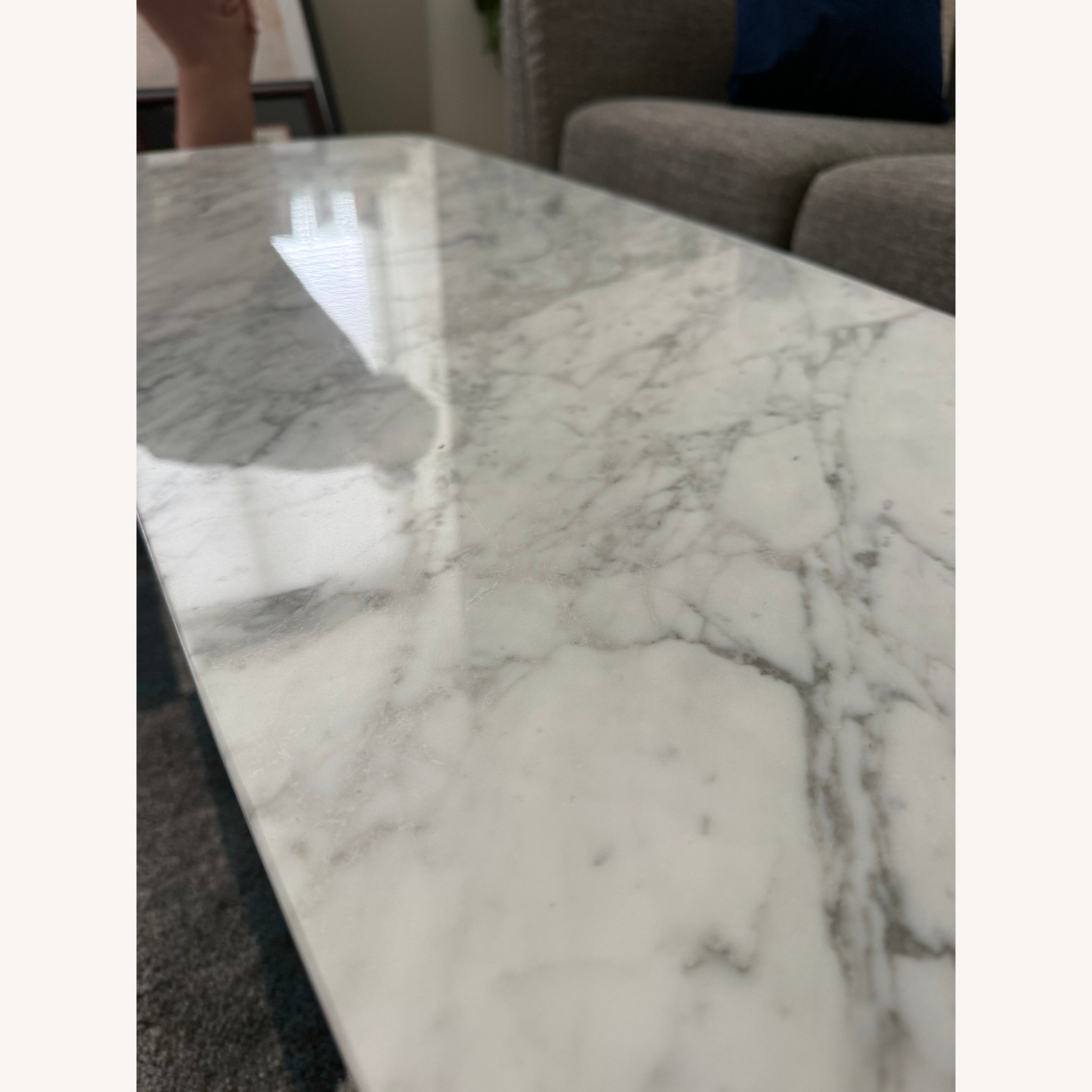 Article Vena Dark Brown Marble Coffee Table - image-3