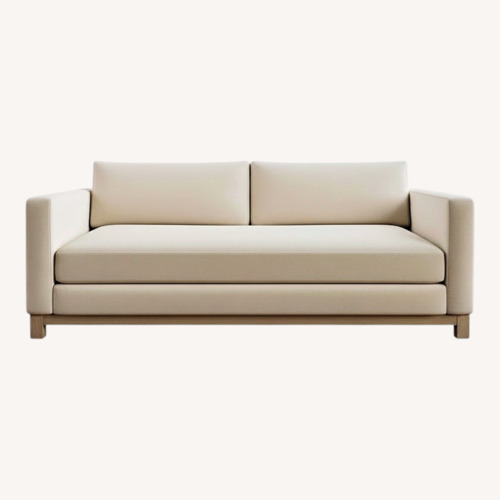 Used Pottery Barn White Fabric 3+ Seater Sofa for sale on AptDeco