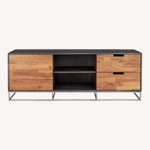 Used CB2 Congo Wood Media Console for sale on AptDeco