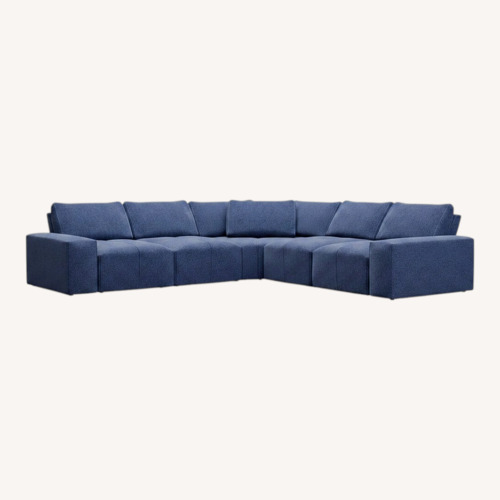 Used Rooms To Go Laney 6 Pc Left Chaise Sectional for sale on AptDeco