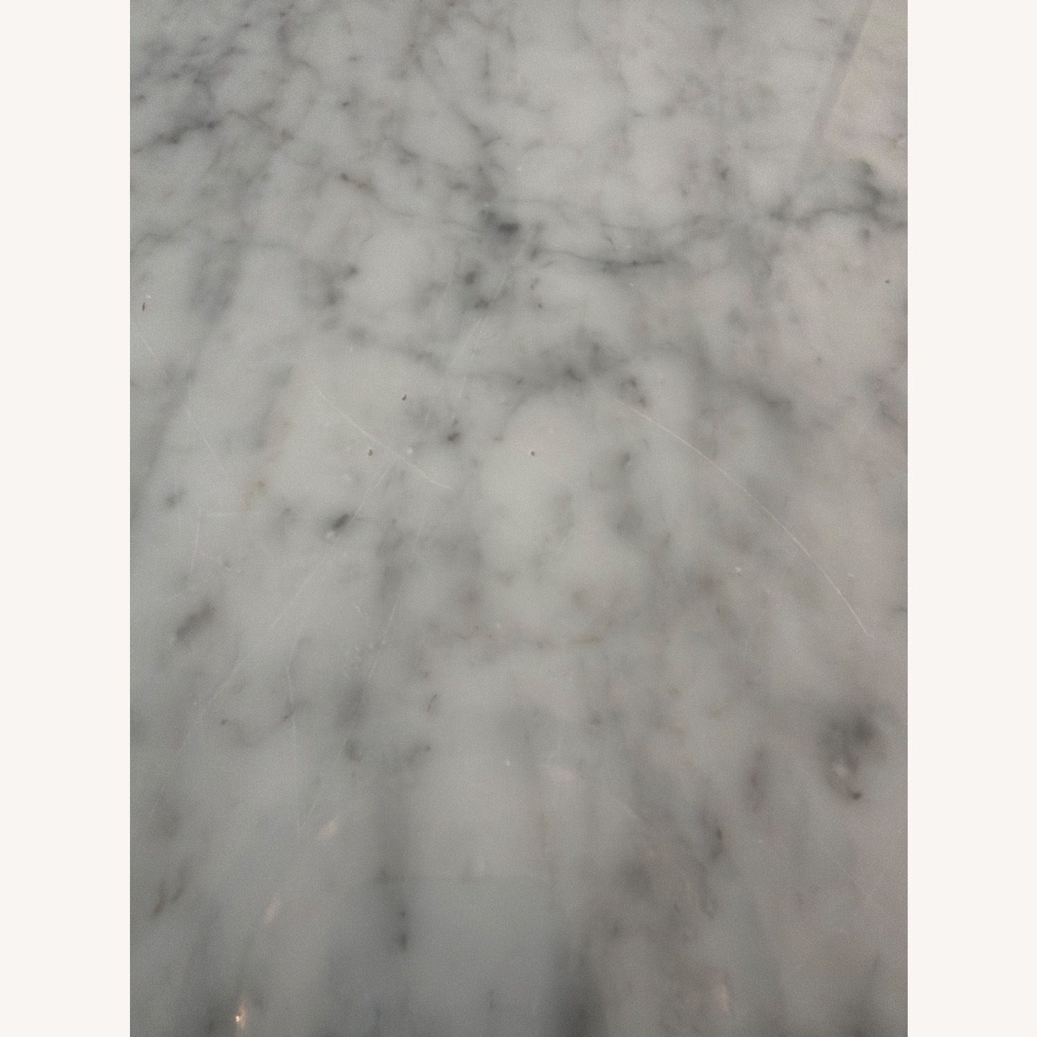 Crate & Barrel Nero White Marble Dining Table - image-5