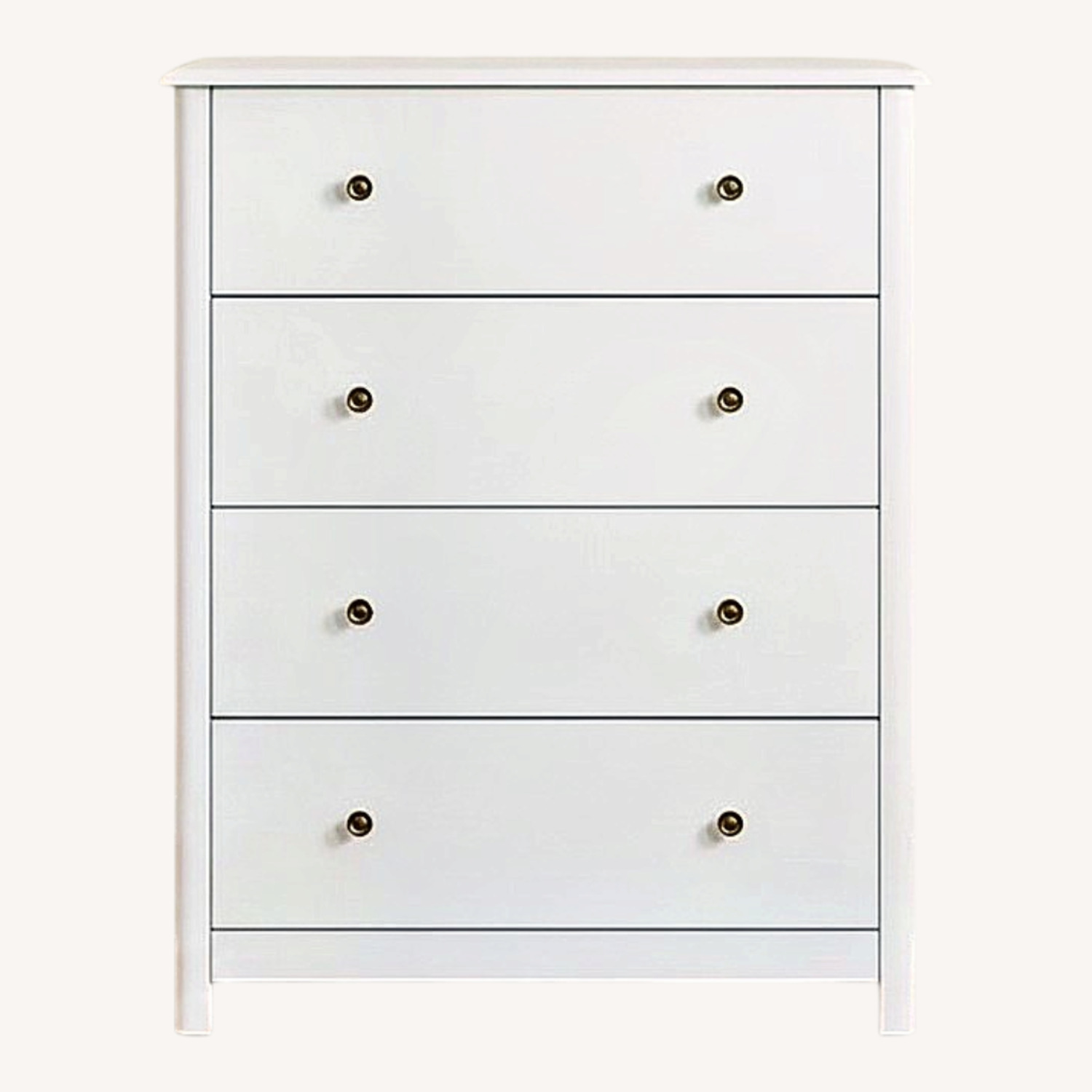 Homfa White Dresser With 4 Drawers - image-0