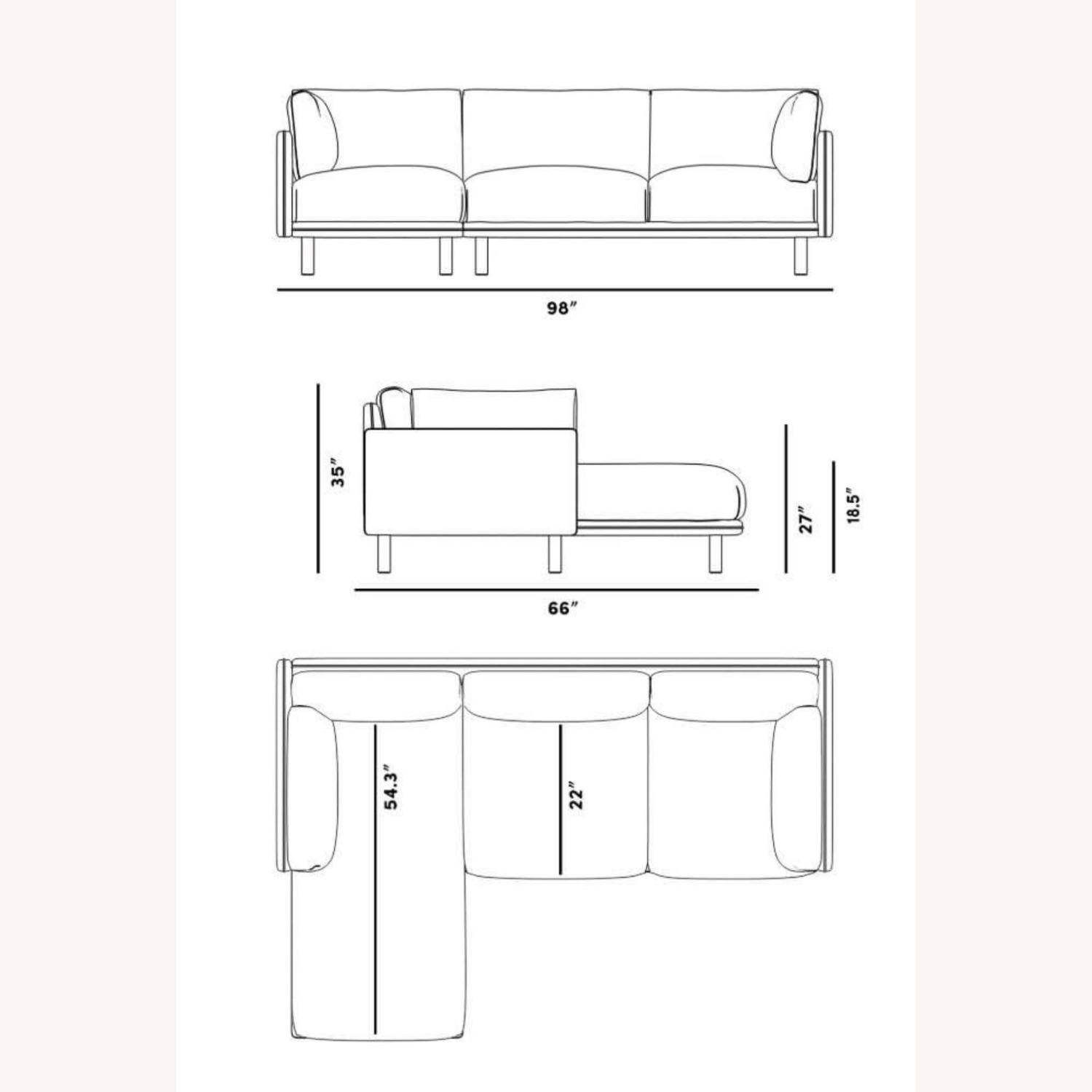 Rove Concepts Anderson Sectional Sofa  - image-3