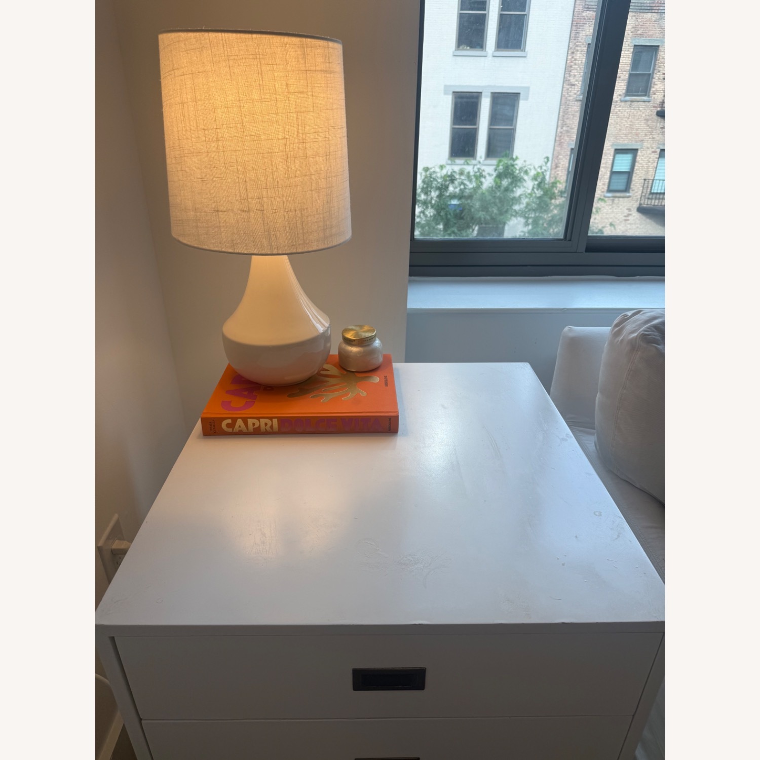 Restoration Hardware Avalon 3-Drawer Nightstand - image-1