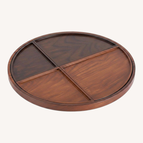 Used Dwell Studio Dark Brown Wooden Nesting Trays for sale on AptDeco