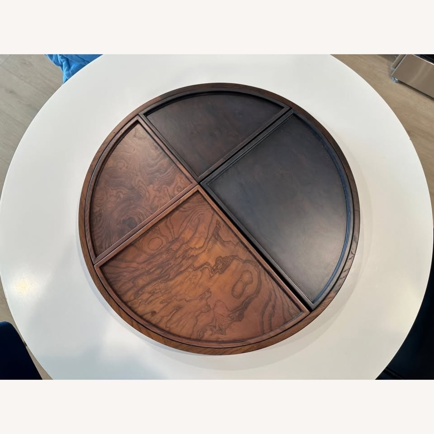 Dwell Studio Dark Brown Wooden Nesting Trays - image-5