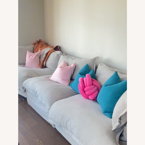 Used Wayfair Light Gray 3+ Seater Sofa for sale on AptDeco