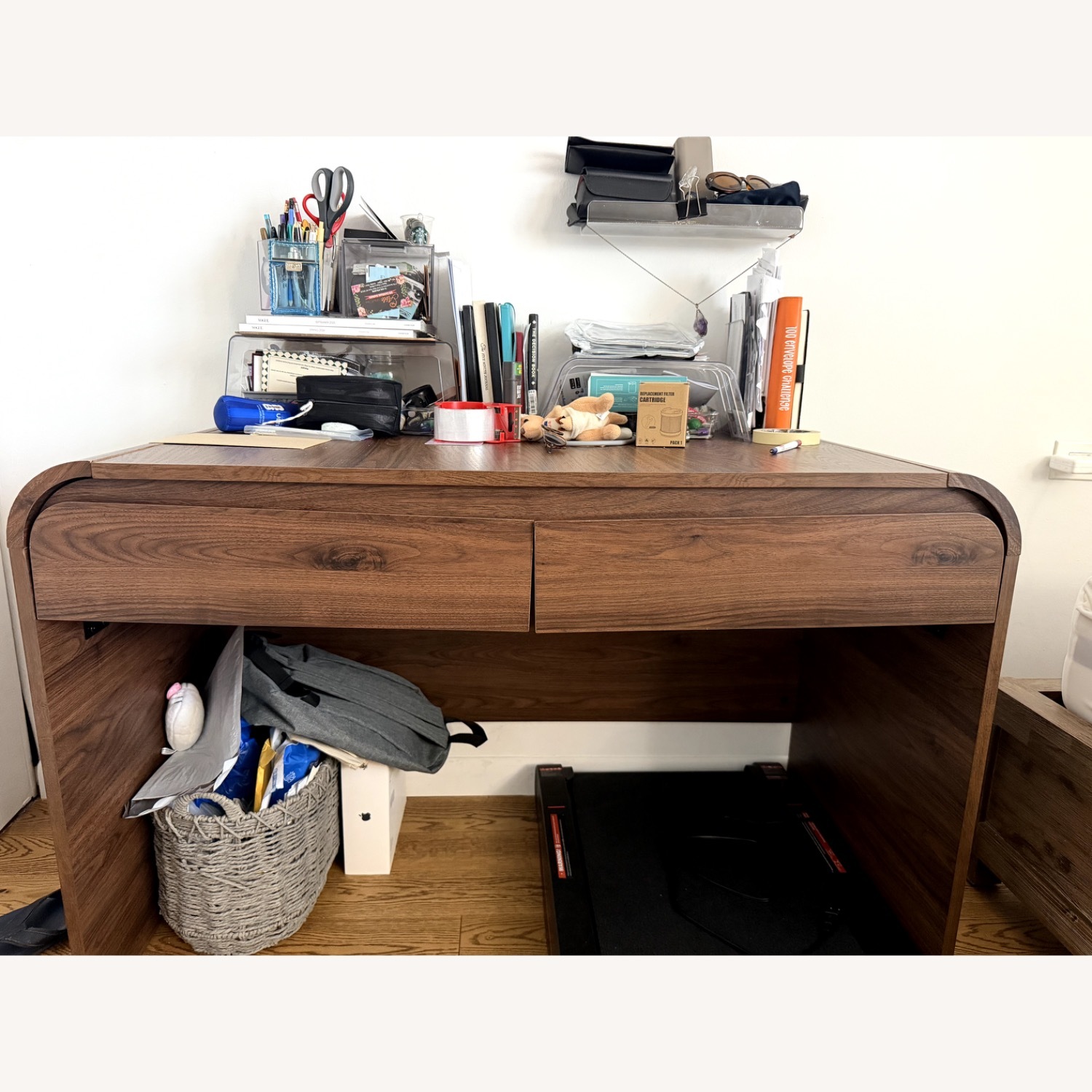 Better Homes and Gardens Juliet Curved Loft Desk - image-2