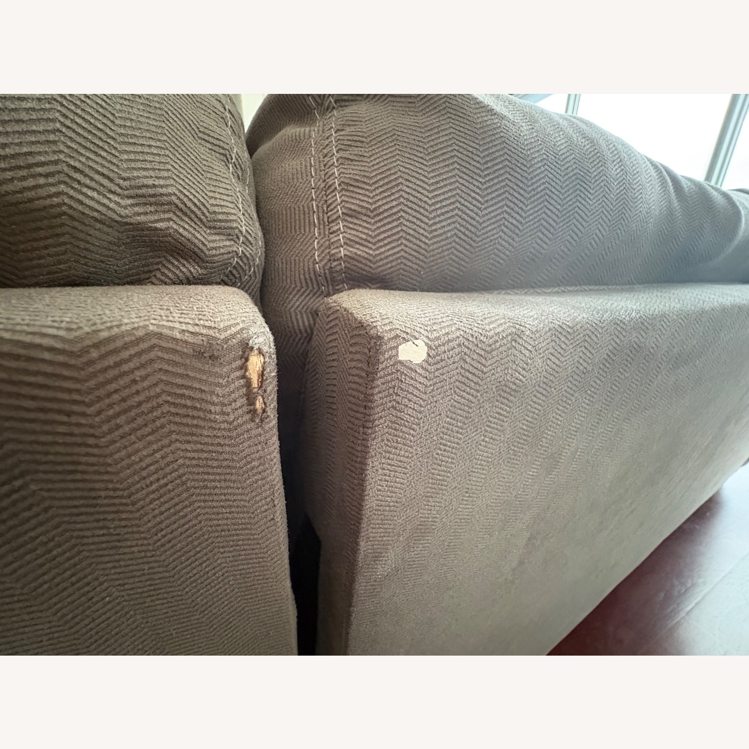 Ashley Furniture Light Gray Fabric Sleeper Sofa - image-5