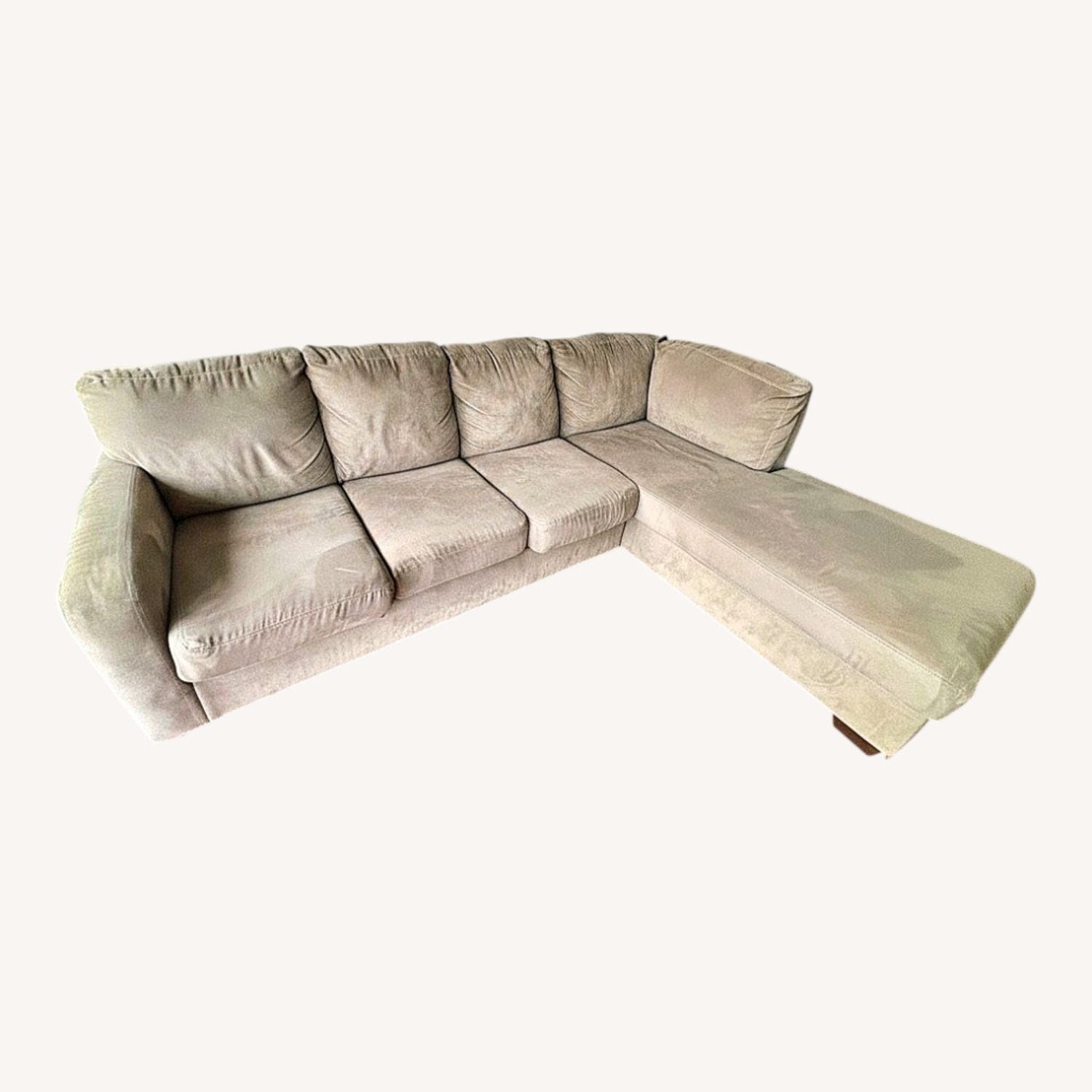 Ashley Furniture Light Gray Fabric Sleeper Sofa - image-0