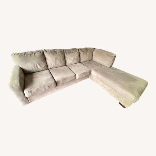 Used Ashley Furniture Light Gray Fabric Sleeper Sofa for sale on AptDeco