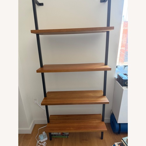 Used CB2 Helix Bookshelf Light Brown Bookcase for sale on AptDeco