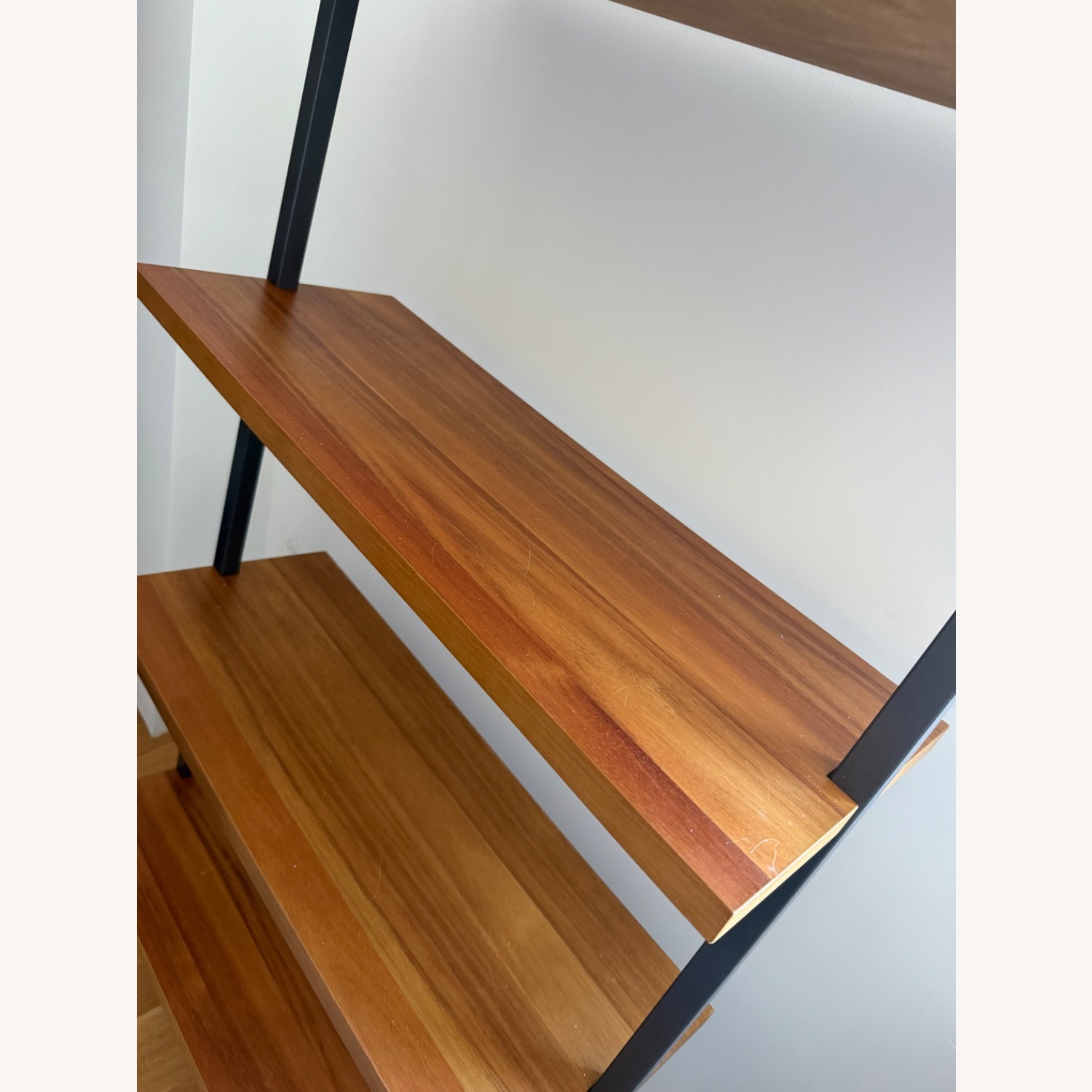 CB2 Helix Bookshelf Light Brown Bookcase - image-5