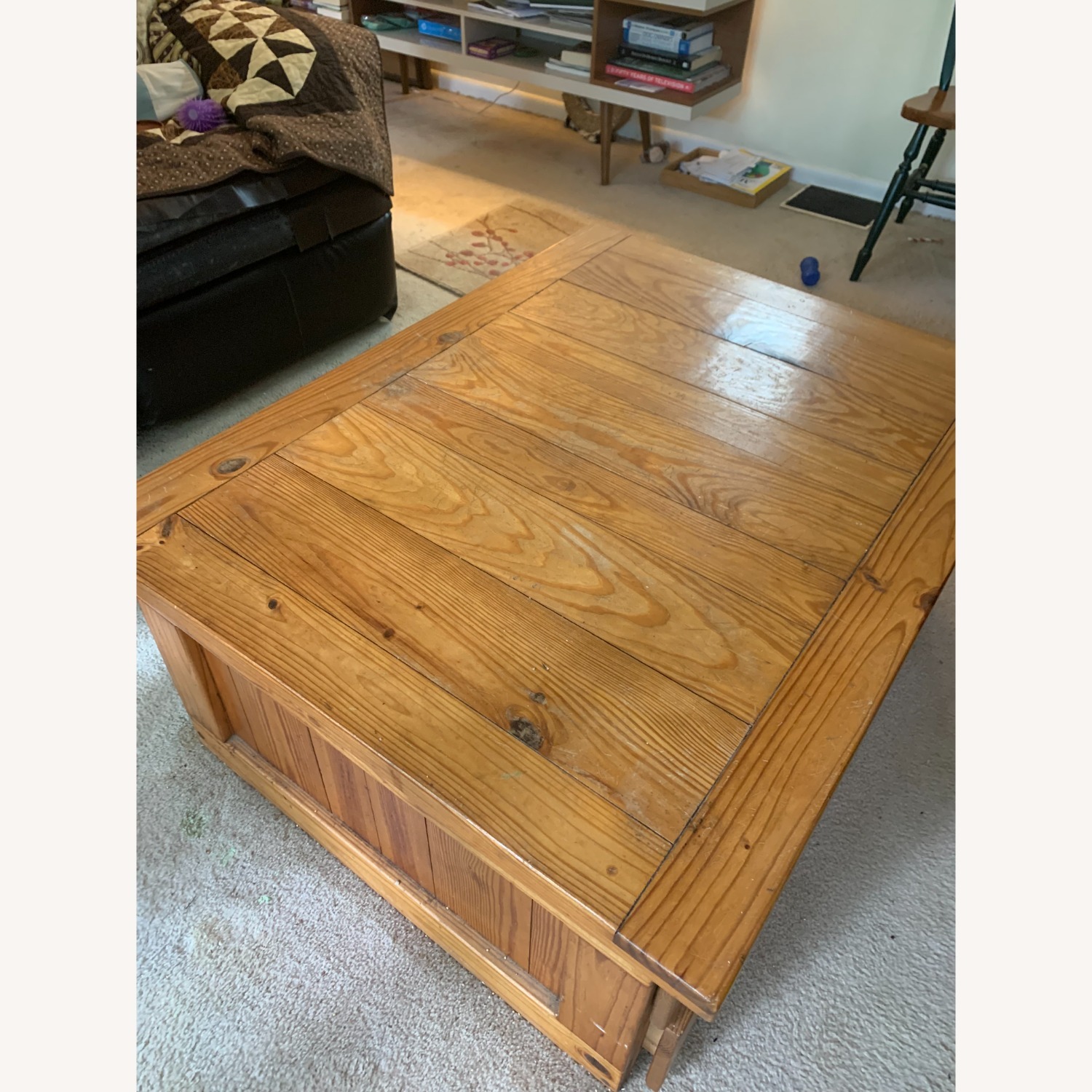 Natural Wood Chest - image-1