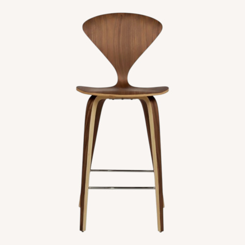 Used Wayfair Mid-Century Counter Stools, Walnut for sale on AptDeco