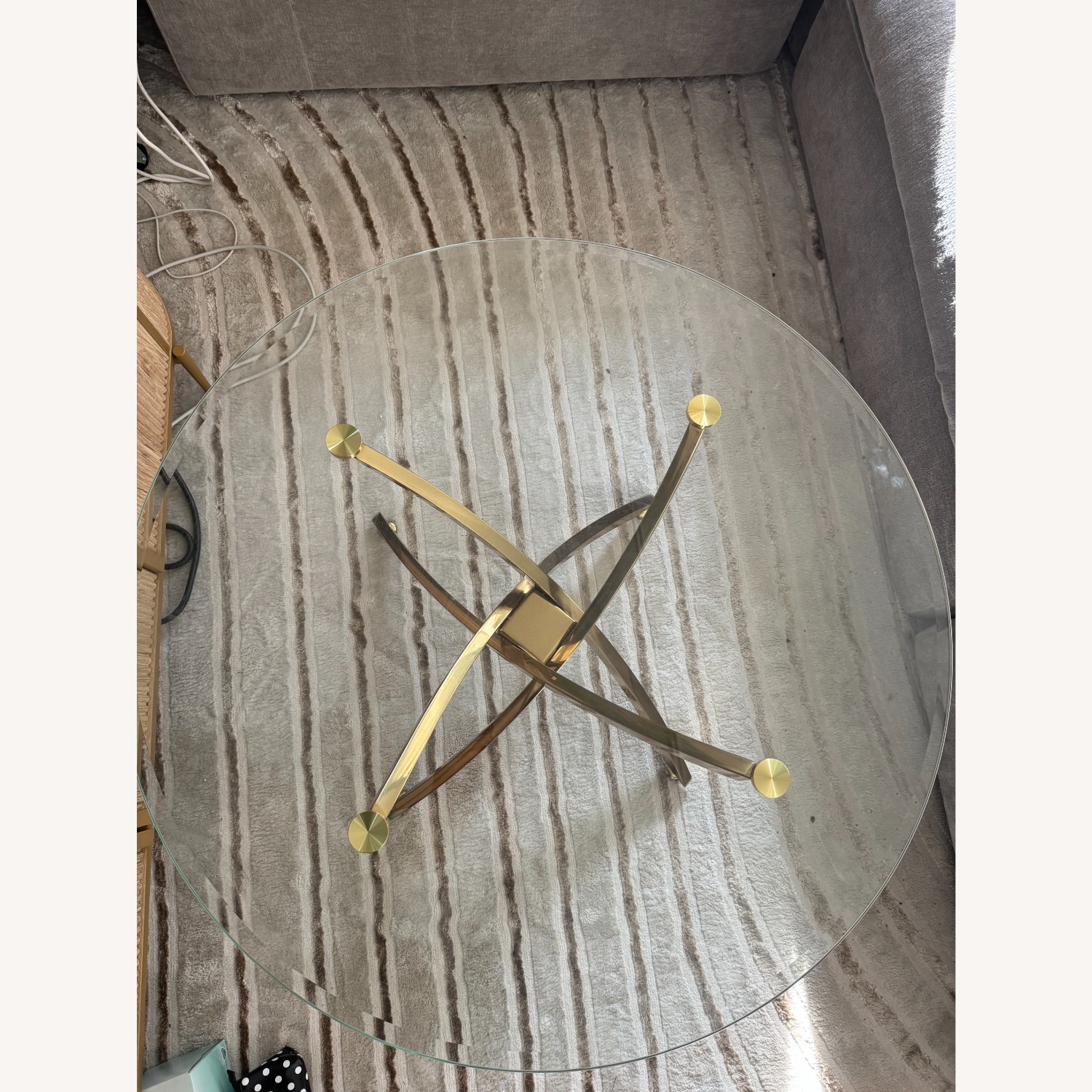 Landgraf Glass Circle Coffee Table - image-1