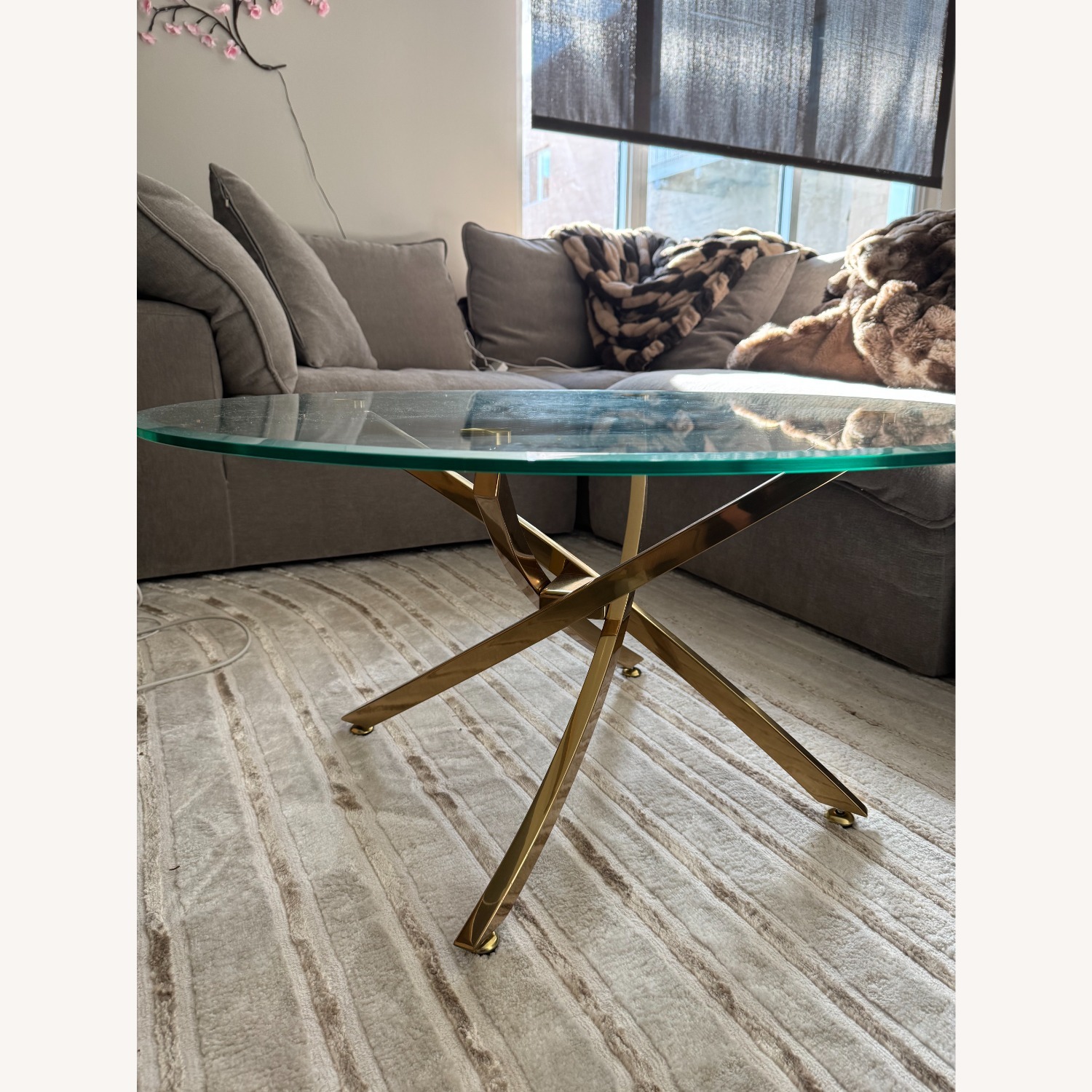 Landgraf Glass Circle Coffee Table - image-2