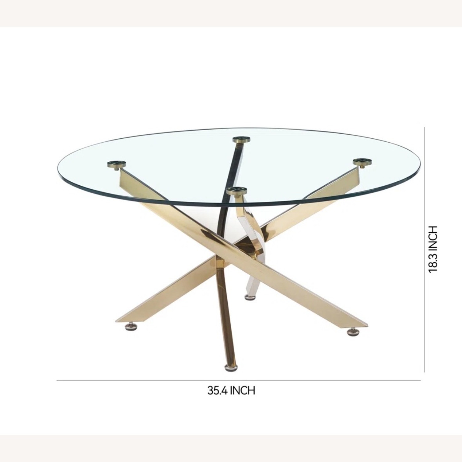 Landgraf Glass Circle Coffee Table - image-7