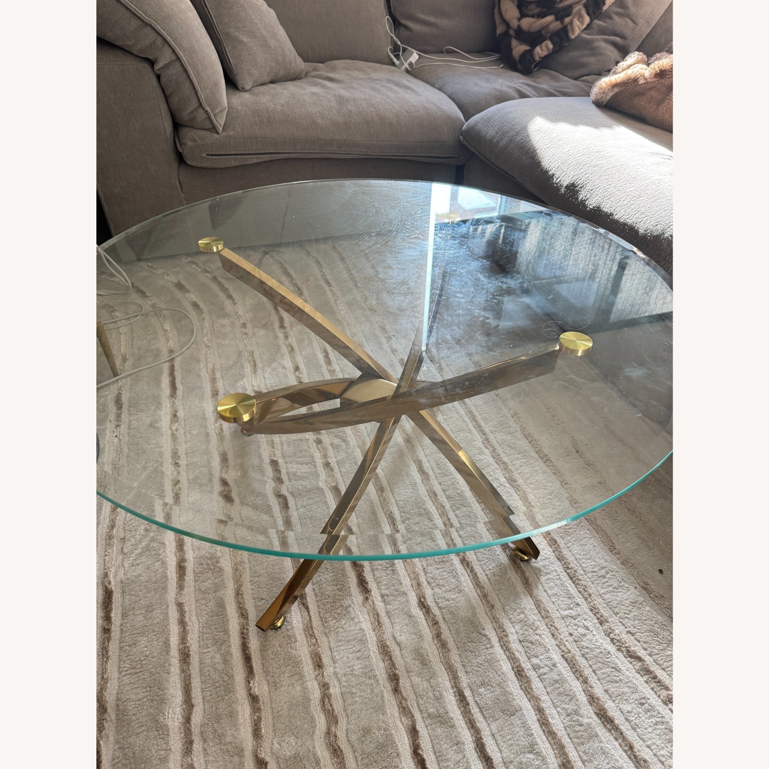 Landgraf Glass Circle Coffee Table - image-3