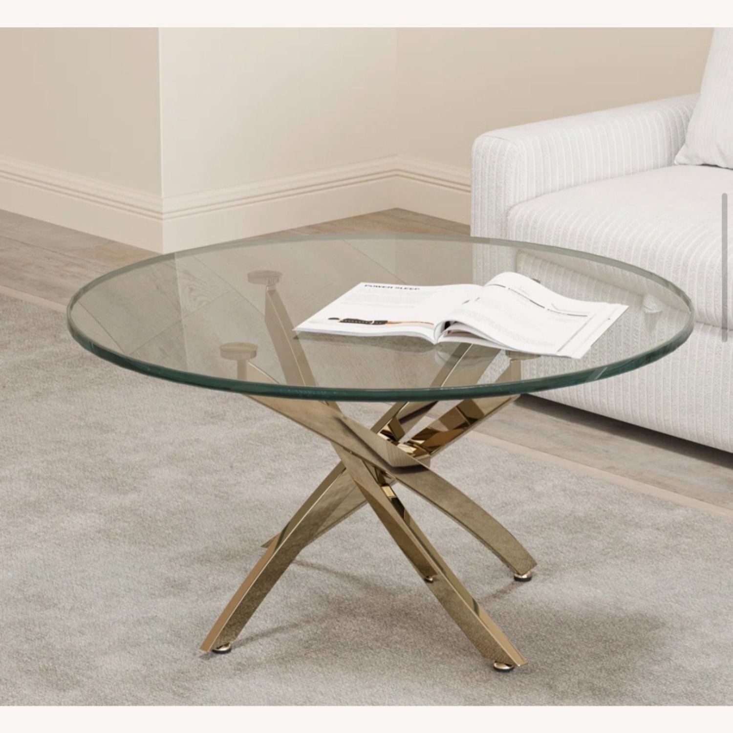 Landgraf Glass Circle Coffee Table - image-4
